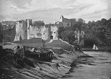 'Chepstow Castle', c1896. Artist: Harvey Barton.
