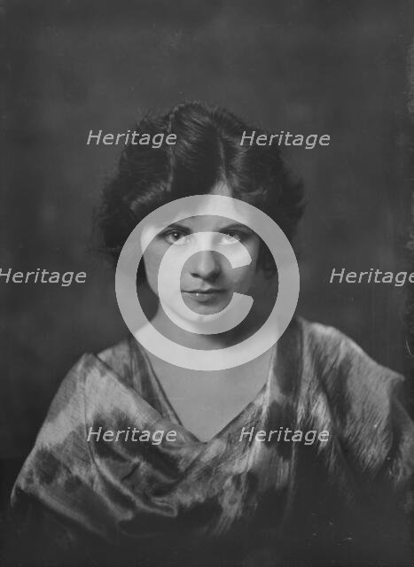 Miss Ethel Stanard, portrait photograph, 1919 Jan. 7. Creator: Arnold Genthe.