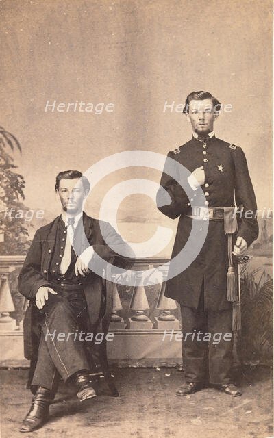 Alonzo H. Sterrett, Late Adjutant, Fortieth U.S. Infantry, July 27, 1865. Creator: Hall & Company's Photograph Gallery.