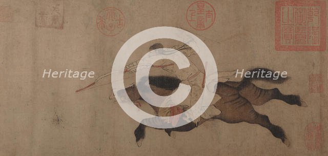 Stag Hunt. Creator: Huang Zongdao.