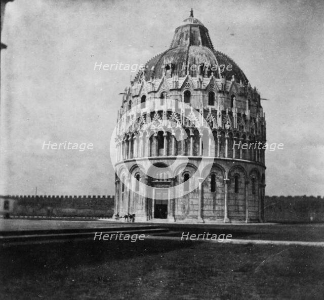 Baptistery, Pisa, Italy, between 1890 and 1925. Creator: Unknown.