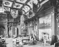 The Banqueting Hall, Knebworth House, Hertfordshire, 1894.  Creator: Unknown.