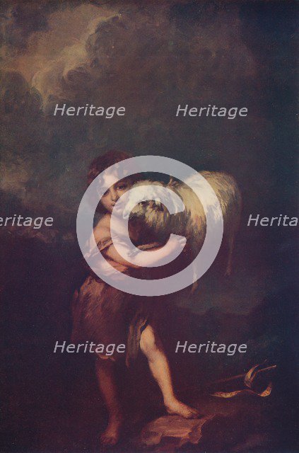 'St. John and the Lamb', 1660-5, (c1900). Artist: Bartolomé Esteban Murillo.