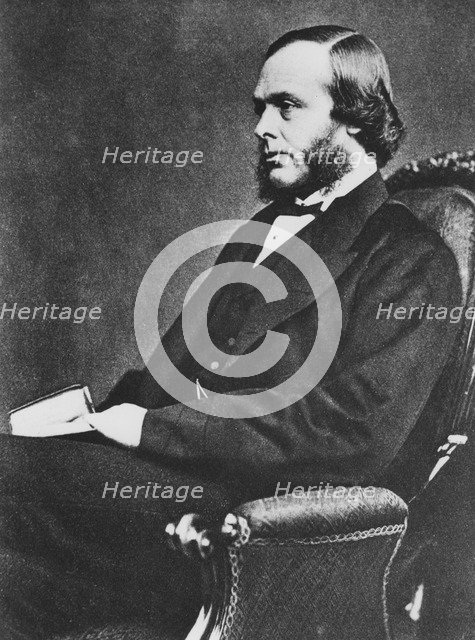 Joseph Lister, English surgeon and pioneer of antiseptic surgery, c1867. Artist: Unknown