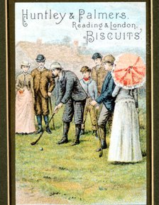 Poster advertising Huntley and Palmers biscuits, c1900. Artist: Unknown