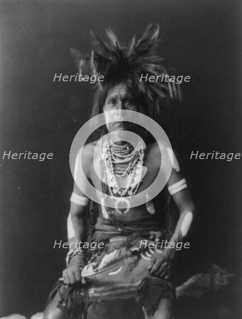 Snake priest, c1900. Creator: Edward Sheriff Curtis.