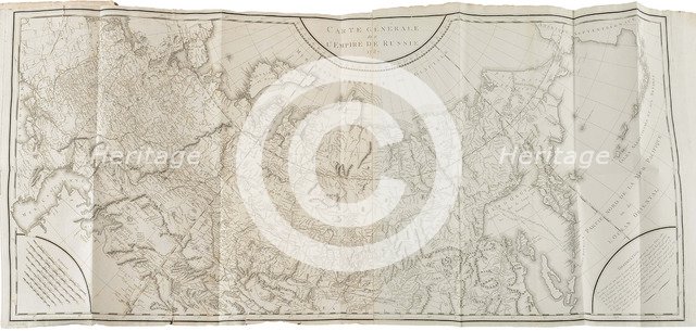 Map of the Russian Empire, 1787-1790.