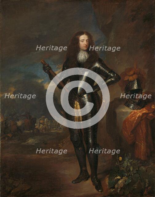 Portrait of William III, Prince of Orange and Stadholder, c.1680-c.1684. Creator: Gaspar Netscher.