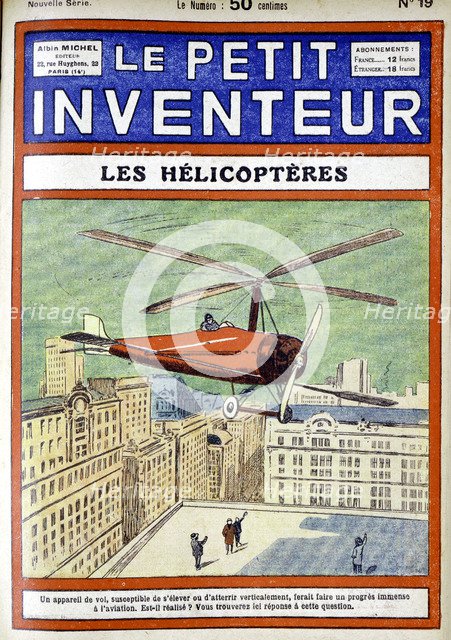 Autogiro, designed by Spanish engineer Juan de la Cierva, 1928. Artist: Unknown