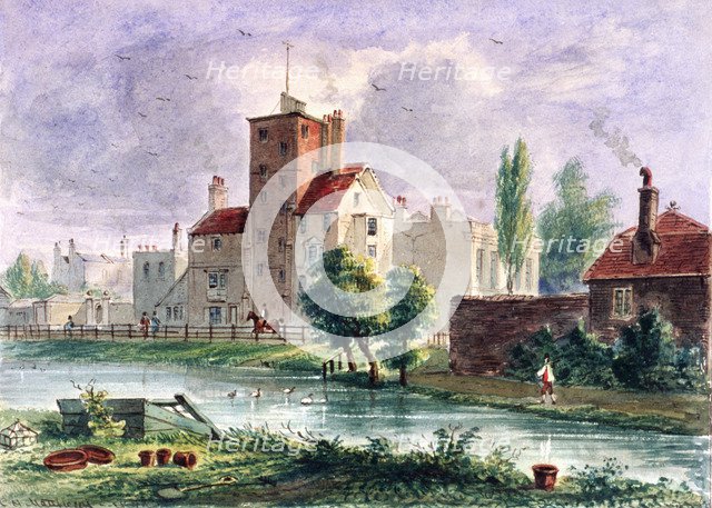 Canonbury House, Islington, London, 1835. Artist: CH Matthews