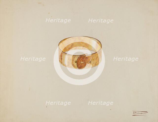 Bracelet, c. 1939. Creator: Frank Fumagalli.