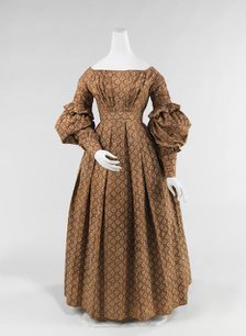 Dress, American, 1837-39. Creator: Unknown.