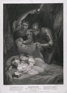 King Richard the Third: Act IV, Scene III (The Murder of the Princes in the Tower) pub. 1790. Creator: James Northcote (1746 - 1831) after.