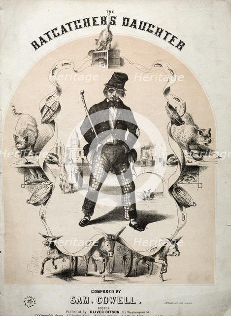The Ratcatcher's Daughter - Sheet Music Cover. Creator: Winslow Homer (American, 1836-1910).
