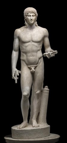 Statue of Apollo (Kassel type), 120-140 AD. Creator: Art of Ancient Rome; Classical sculpture ().