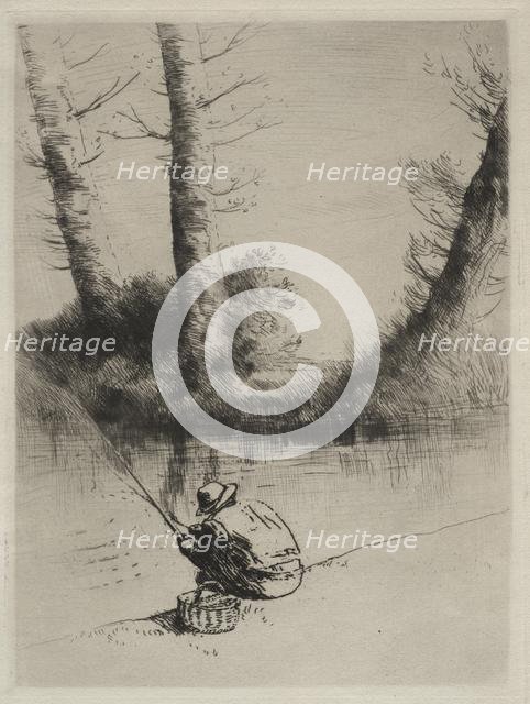 Le Pêcheur à la Ligne. Creator: Alphonse Legros (French, 1837-1911).