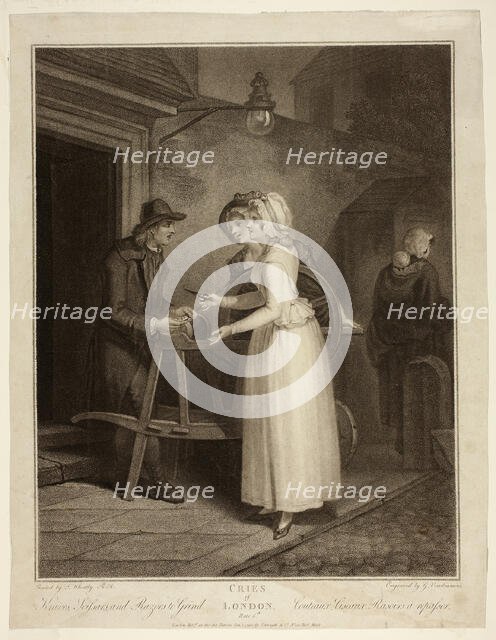 Knives, Scissors, and Rotors to Grind, January 1795. Creator: Giovanni Vendramini.