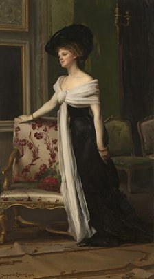 Nanette de Spoelberch, Madame Louis de Baillet-Latour, 1902. Creator: Jacques De LaLaing.