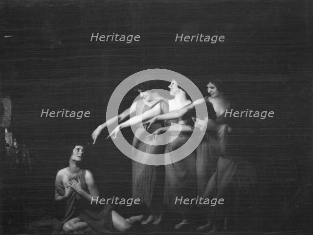 Strauss, Sarah Mildred, and pupils, 1925 Sept. 26. Creator: Arnold Genthe.