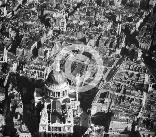 St Paul's Cathedral, London, October 1947. Artist: Aerofilms.