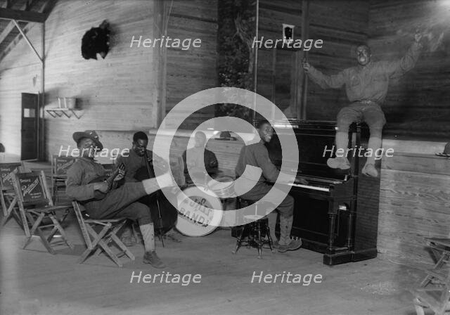 US Army Jazz Band, Camp Upton, 27 May 1918. Creator: Bain News Service.