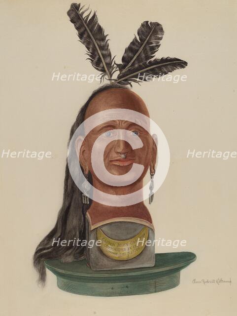 Indian Head, 1935/1942. Creator: Elmer R. Kottcamp.