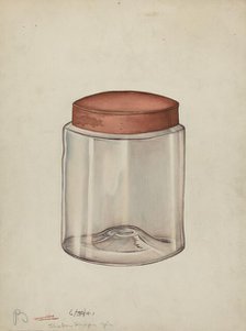 Shaker Sugar Jar, 1941. Creator: Charles Goodwin.