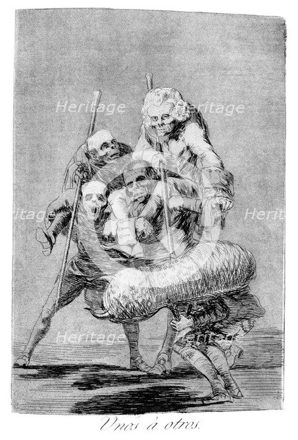 'What one does to another', 1799. Artist: Francisco Goya