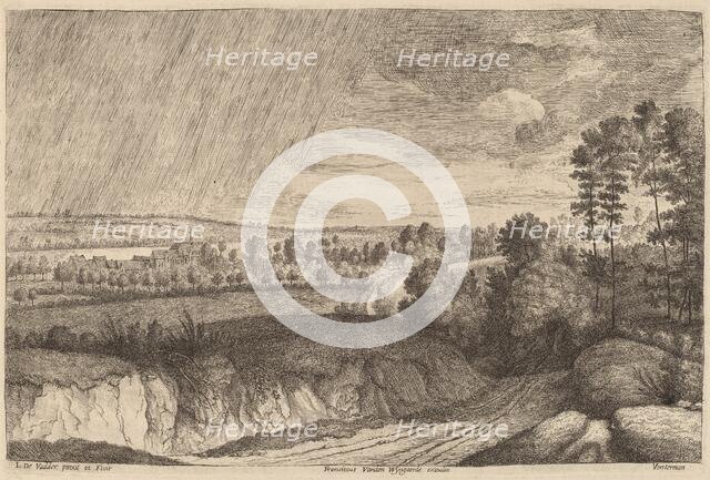 Rainy Landscape, 1636/1669. Creator: Lucas Vorsterman.