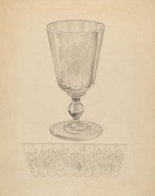 Goblet, c. 1936. Creator: Gertrude Lemberg.