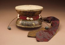 Ritual Pellet Drum, c18th century. Creator: Unknown.