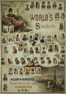 World's smokers, c1895 - 1917. Creator: Unknown.