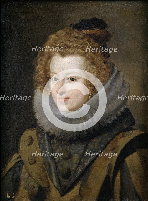 Portrait of Maria Anna (1606-1646), Infanta of Spain, c.1630. Artist: Velàzquez, Diego (1599-1660)