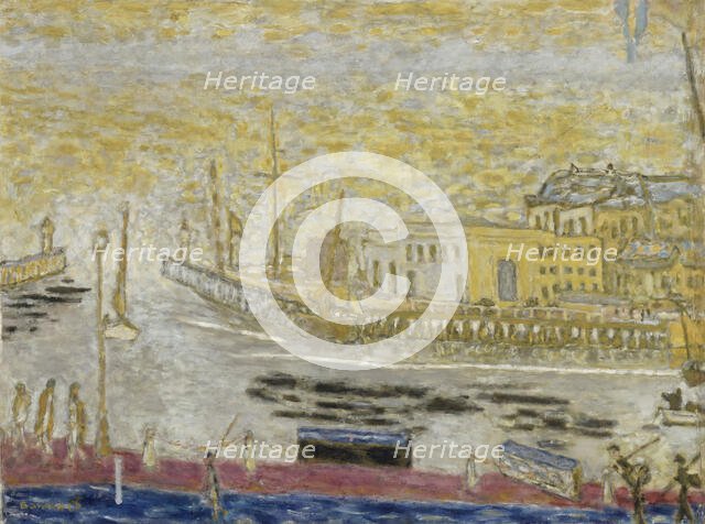 Trouville, la sortie du port, 1938-1944. Creator: Bonnard, Pierre (1867-1947).