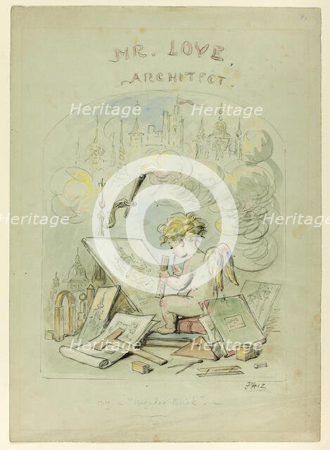 Mr. Love, Architect, n.d. Creator: Hablot Knight Browne.