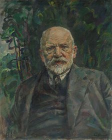 Portrait of Dr. Alexander Malthe, 1925. Creator: Hans Odegaard.