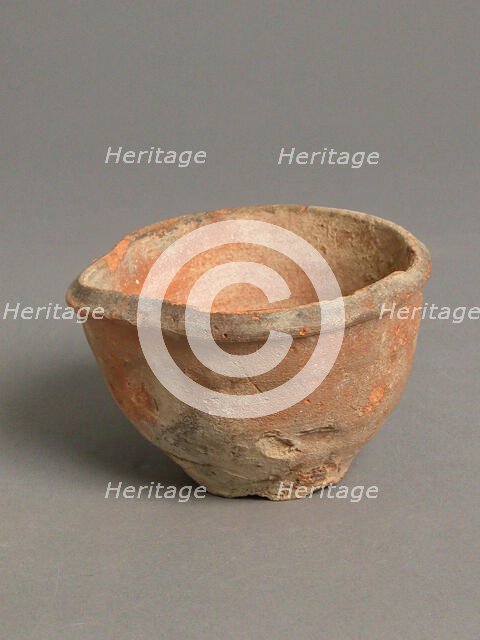 Cup with Spout, Coptic, 4th-7th century. Creator: Unknown.