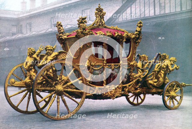 The Gold State Coach, 1762, (1937). Artist: Unknown