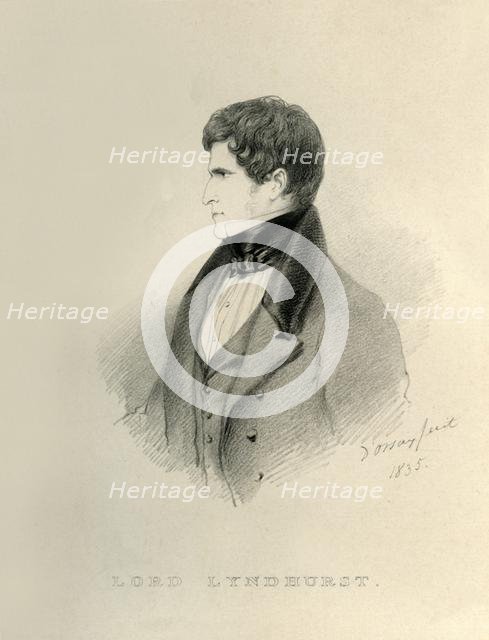 'Lord Lyndhurst', 1835. DELETE - duplicate Creator: Alfred d'Orsay.