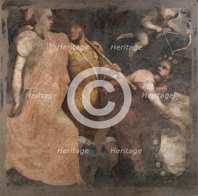 The generosity of Scipio Africanus, c.1557. Creator: Gambara, Lattanzio (around 1530-1574).