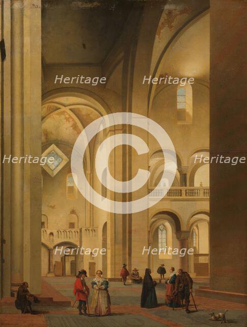 The Transept of the Mariakerk in Utrecht, Seen from the Northeast, 1637. Creator: Pieter Jansz Saenredam.