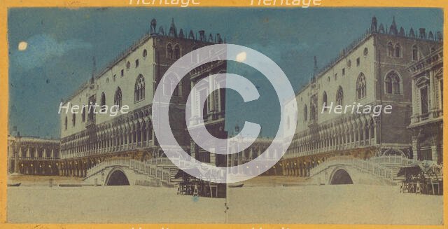 Palazzo Ducale/Ducal Palace, Venice, about 1865. Creator: Unknown.