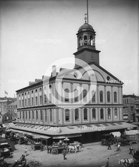 Faneuil Hall, Boston, Mass., between 1890 and 1906. Creator: Unknown.