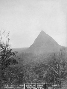 Glasshouse  Mountains: Beerwah from Coonowrin, 1894. Creator: Unknown.