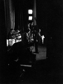 Louis Armstrong and All Stars on stage,  Finsbury Park Astoria, 1962. Creator: Brian Foskett.