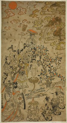 Birth of the Buddha, c. 1710. Creator: Hanekawa Chincho.