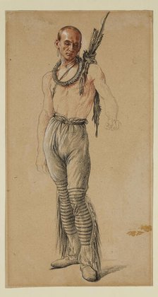 Indian Warrior, between 1829 and 1894. Creator: Jules Émile Saintin.