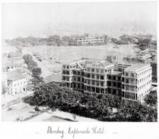 Bombay Esplanade Hotel, Late 1860s. Creator: Samuel Bourne.