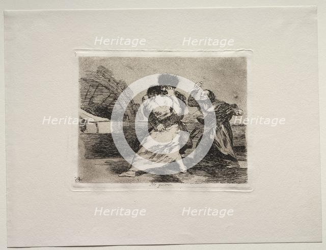 The Horrors of War: They Dont Like It. Creator: Francisco de Goya (Spanish, 1746-1828).