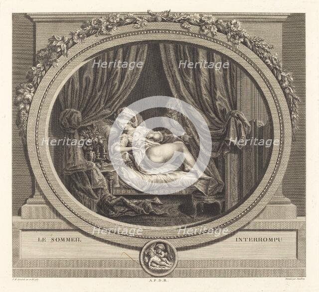 Le sommeil interrompu, 1787. Creator: Jean Dambrun.